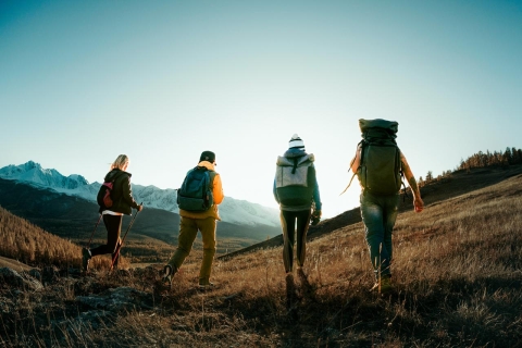 People hiking